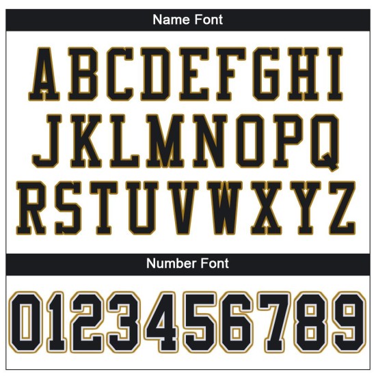 Custom White Black-Old Gold Mesh Authentic Football Jersey Custom White Black-Old Gold Mesh Authentic Football Jersey